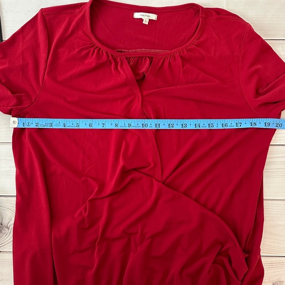 Maurices Drape Front Top - Size Large 
Office| Lightweight | Business | Career - Picture 6 of 6